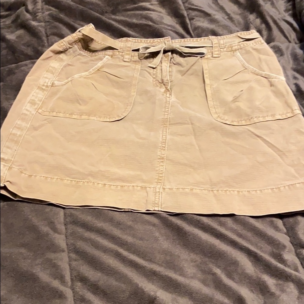 J crew chino skirt